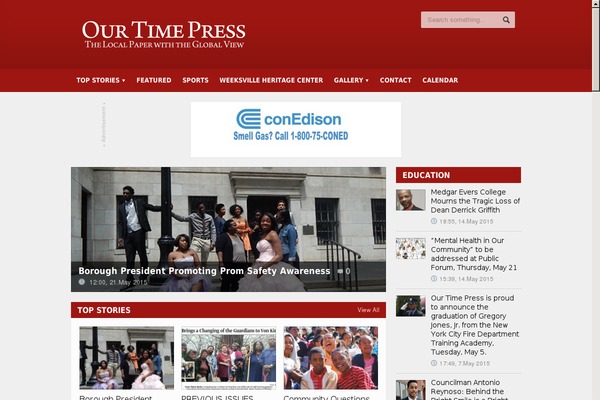 Allegro theme site design template sample