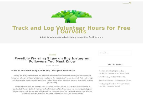 ourvolts.com site used GlowLine