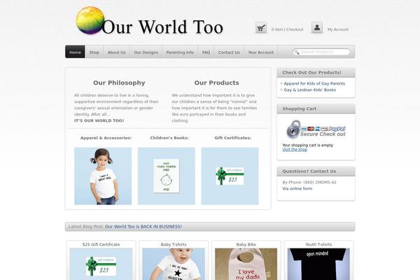 Mio theme site design template sample