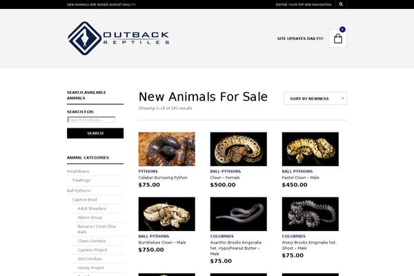 The Retailer theme site design template sample