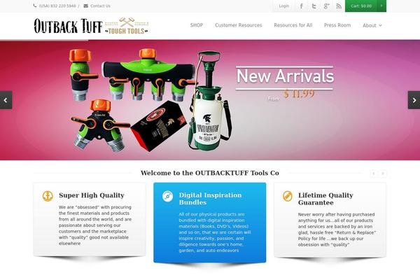 Envision theme site design template sample