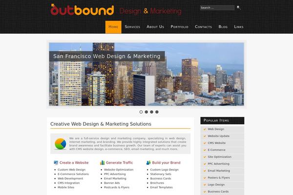 Thesis 1.8.5 theme site design template sample