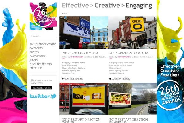 Showroom theme site design template sample