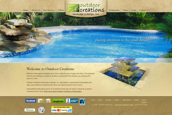 outdoorcreationslandscaping.com site used Outdoorcreations