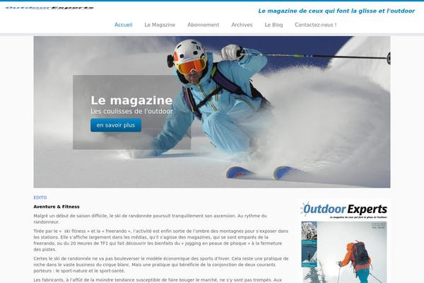 Customizr theme site design template sample