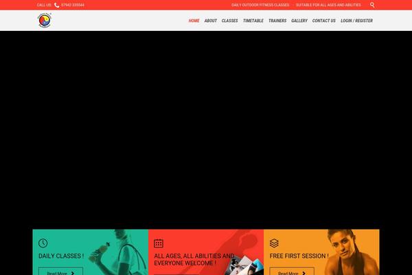 Fitness-wellness theme site design template sample