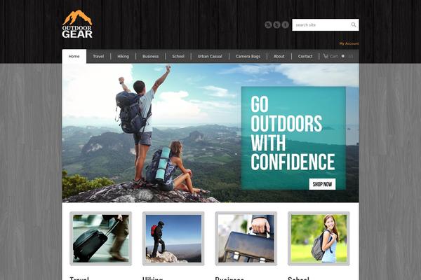 Abundance theme site design template sample