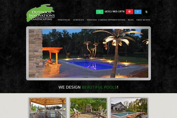 Wpex-portafolio theme site design template sample