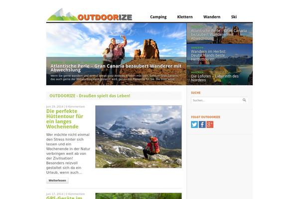 Site using Jamie Social Icons plugin