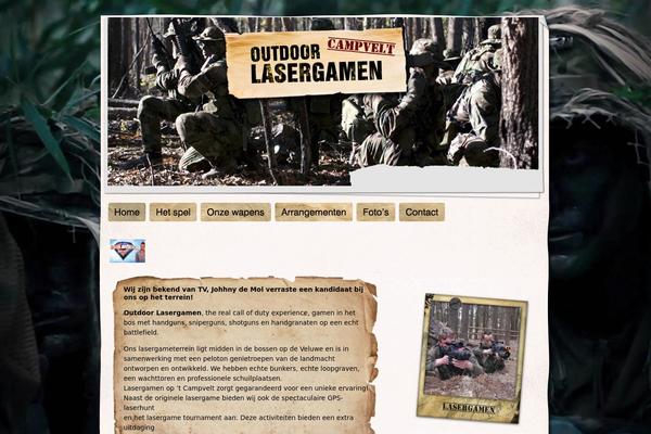 Outdoor theme site design template sample