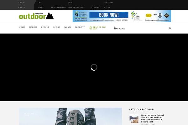 Outdoor theme site design template sample