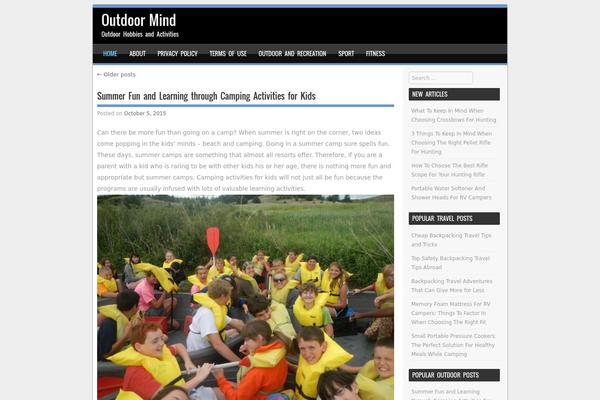 SPORTY theme site design template sample