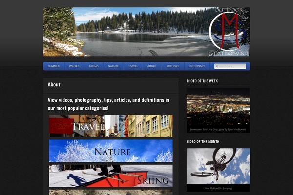 GamePress theme site design template sample