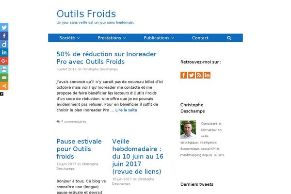 Rife Free theme site design template sample