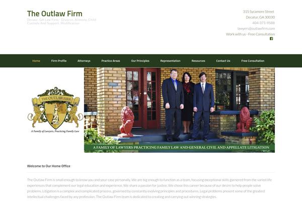 Enterprise Pro theme site design template sample