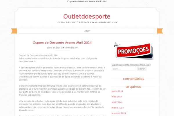 Sugar and Spice theme site design template sample