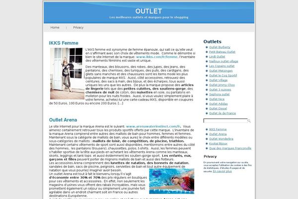 outletfr.com site used Outletfrance