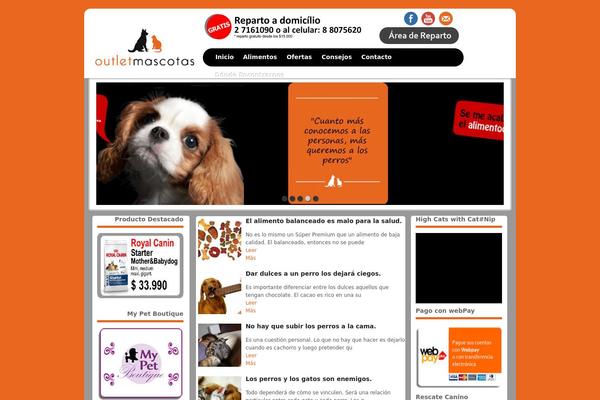 outletmascotas.cl site used Outlet2