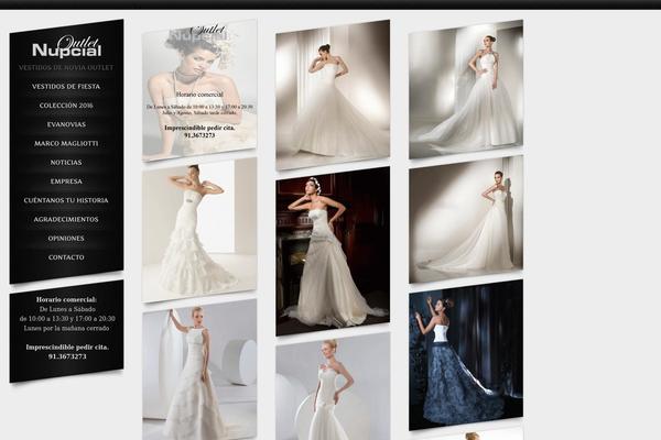 Outlet theme site design template sample