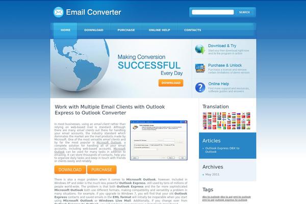 outlookexpresstooutlook.com site used Theme941