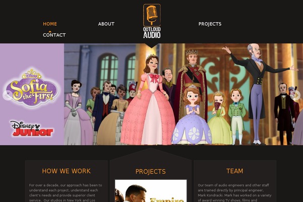 outloudaudio.com site used Outloud