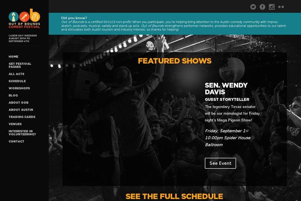 Spacious theme site design template sample