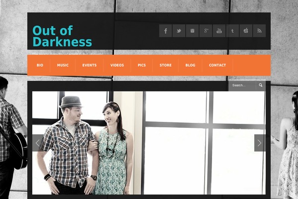 Borderland theme site design template sample