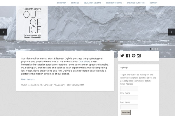 Adventure theme site design template sample