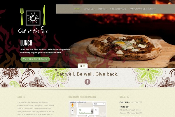 MyCuisine theme site design template sample