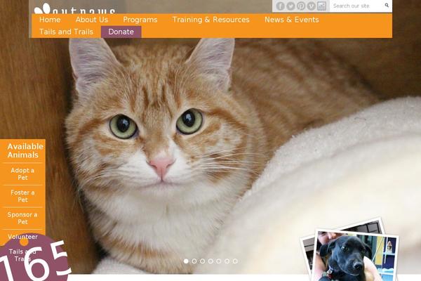 outpawsrescue.com site used Outpaws