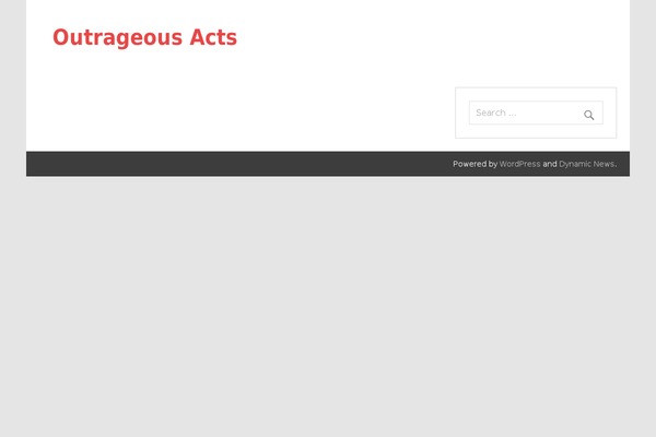 Dynamic News Lite theme site design template sample