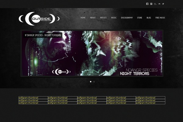 Musicpro theme site design template sample