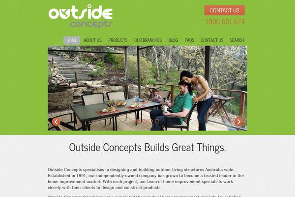 outsideconcepts.com.au site used Secundo