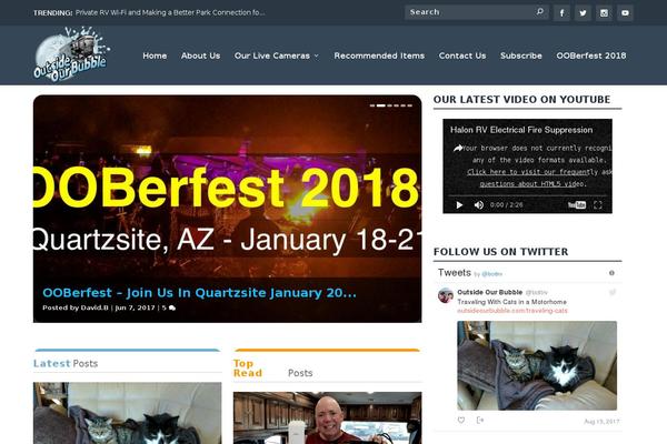 bubble theme websites examples