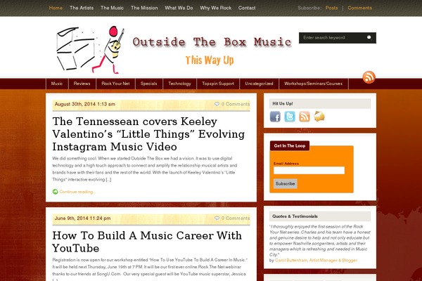 Site using Flexi Quote Rotator plugin