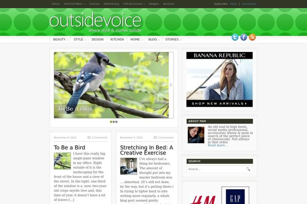 Fresh News theme site design template sample