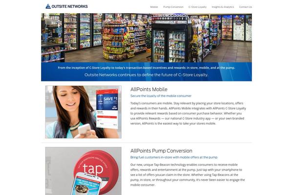 outsitenetworks.com site used Avada