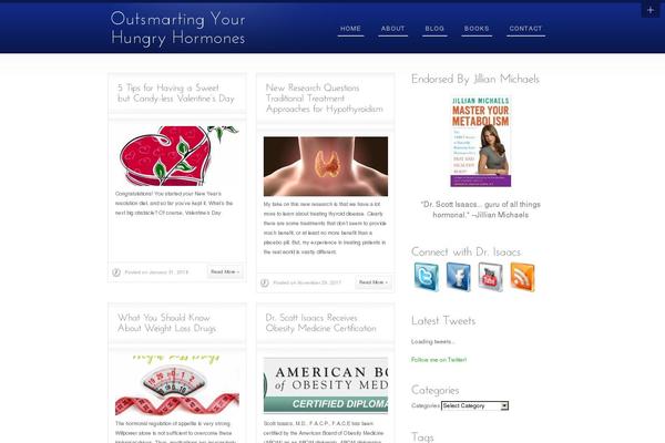 Flipblog theme site design template sample