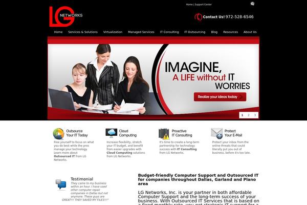 Core theme site design template sample