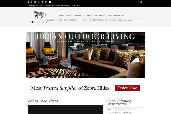 The Retailer Child theme site design template sample