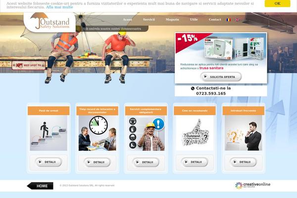 Creative theme site design template sample