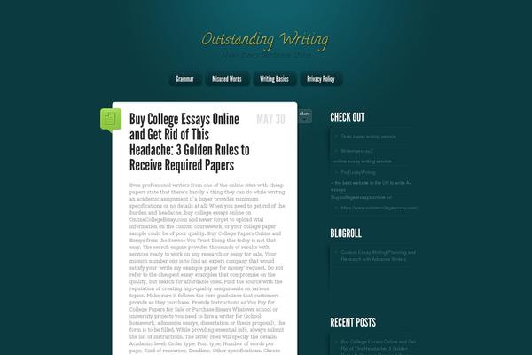 LightBright theme site design template sample