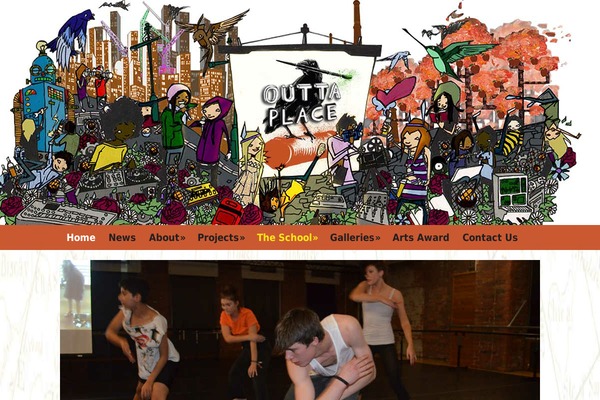 outtaplace.org site used Blogbee