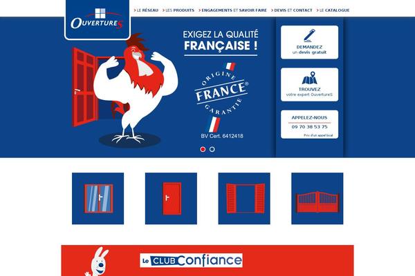 ouvertures.com site used Ouvertures