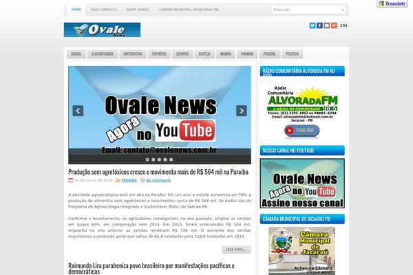 Newnews theme site design template sample