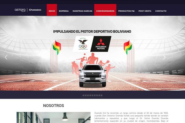 Automotive Child theme site design template sample