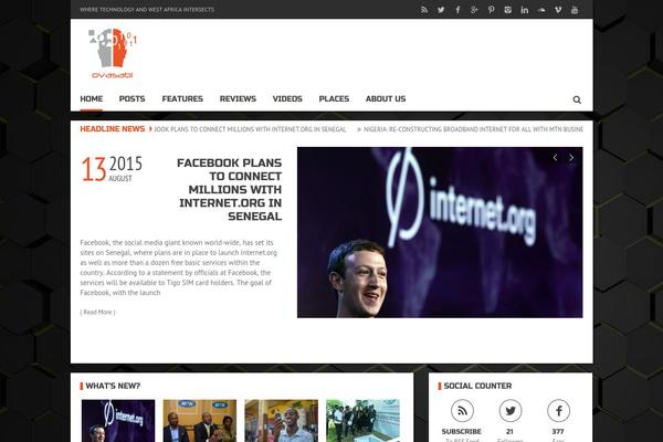 Realnews theme site design template sample