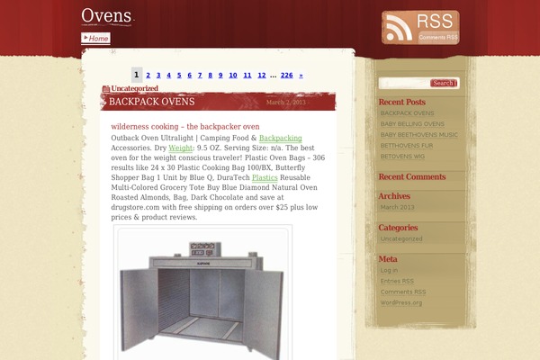 Gravel theme site design template sample