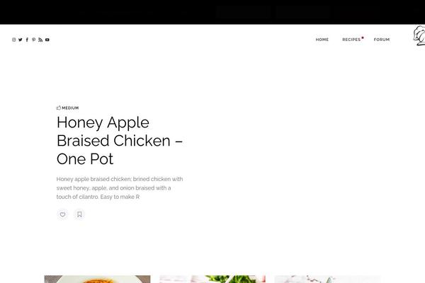 Easymeals theme site design template sample