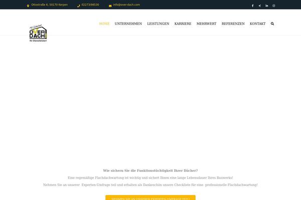Industrial theme site design template sample